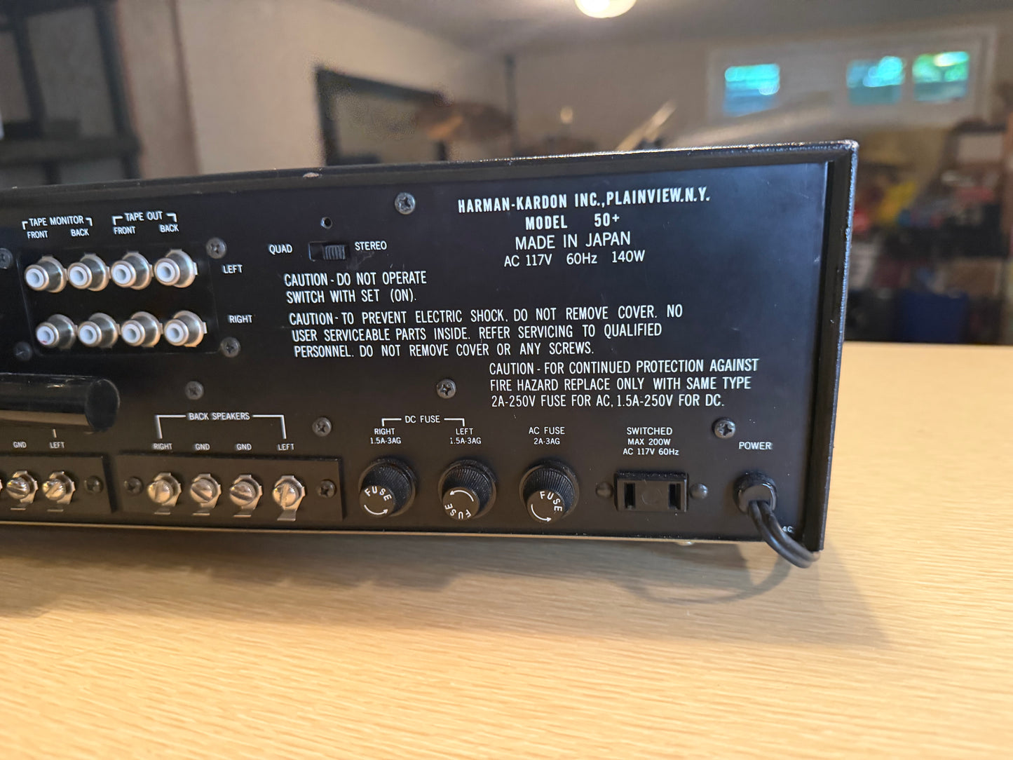RARE Harman Kardon 50+ Twin Power 2/4 channel Monster Receiver Freshly Serviced!