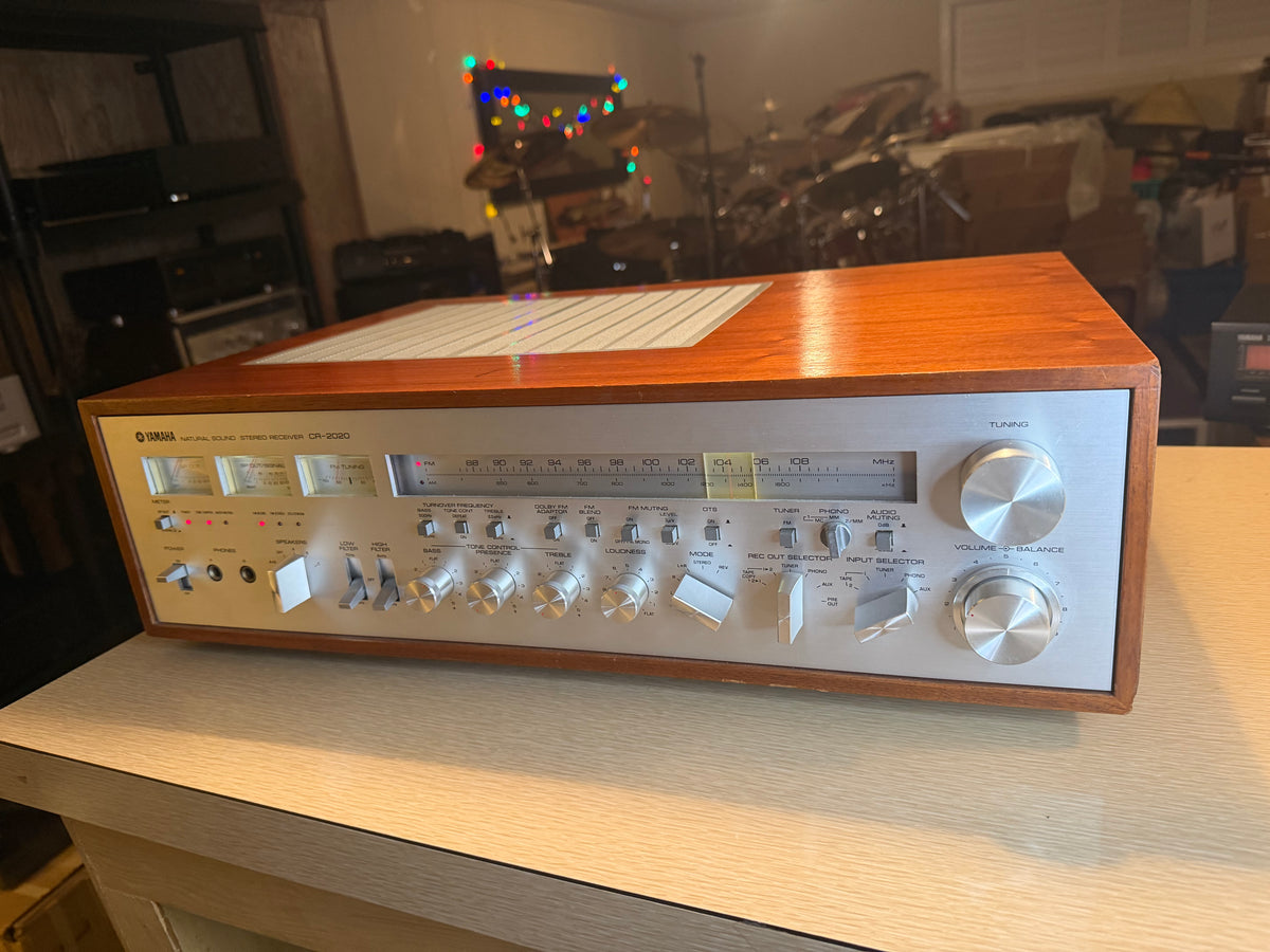 VTG 1970s Yamaha CR-2020 Natural Sound Stereo Receiver AM/FM Tested Working 🔥🎶