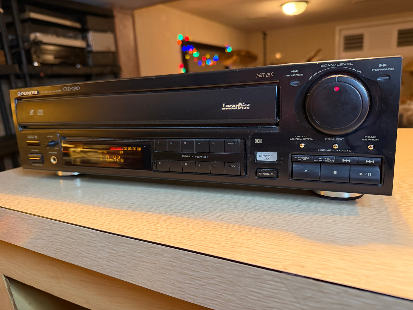 Vintage Pioneer CLD-1190 LaserDisc Player High End RARE Model NEW BELTS Works🔥