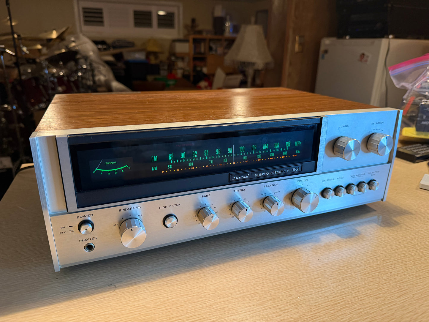Sansui 661 Stereo Receiver Amplifier Full Fresh Service Near Mint Rare Beauty💎