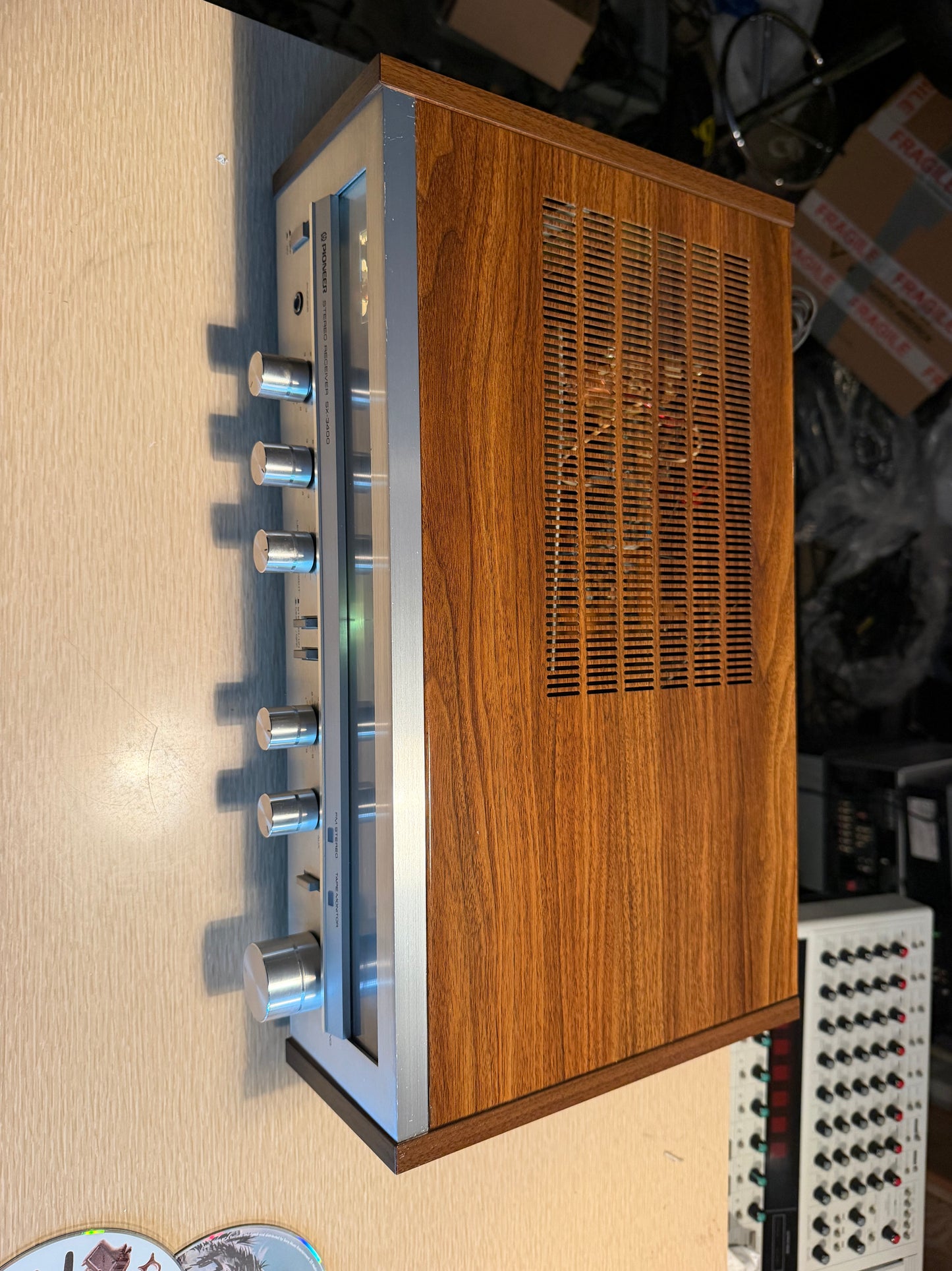 Vintage Pioneer SX-3400 AM/FM Stereo Receiver Tested Freshly Serviced Excellent!