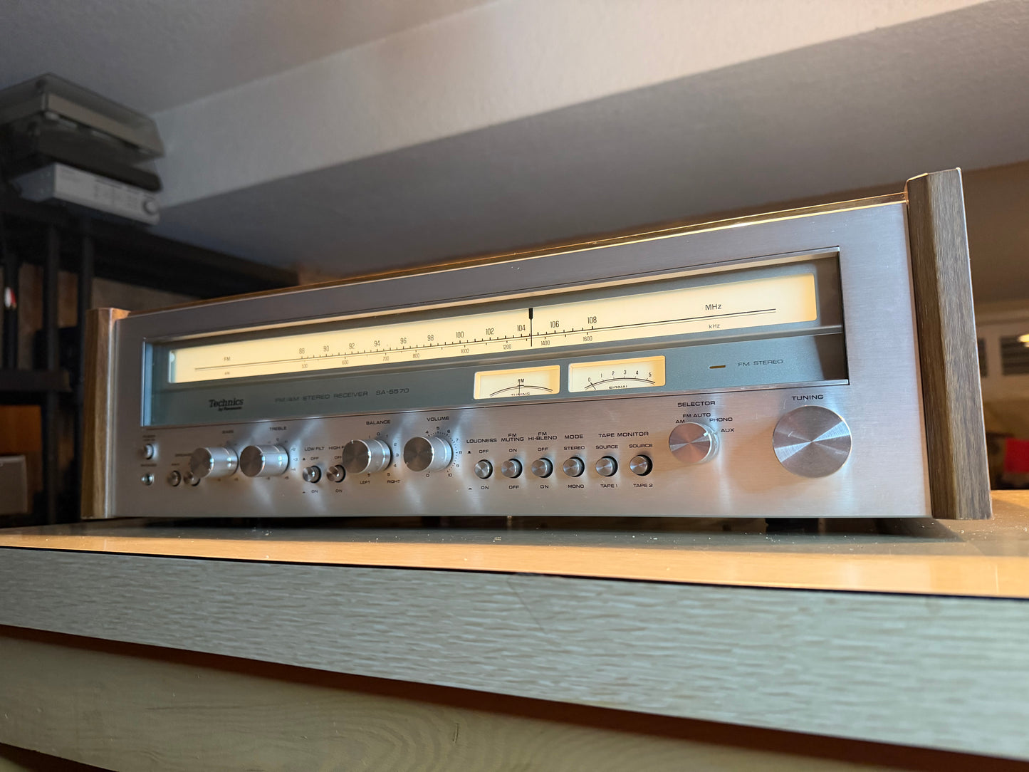 Technics Sa 5570 Stereo Receiver Amplifier 85 WPC Excellent Shape Fresh Service!