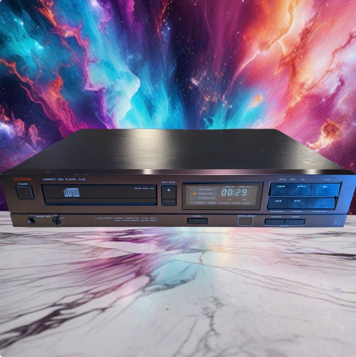 Vtg Luxman D-90 Compact CD Disc Player FRESH Servicing High Fidelity Sound Rare