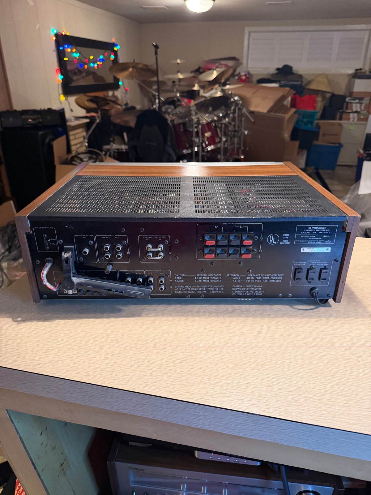 Vintage Pioneer SX-3800 Receiver Amplifier Near Mint FRESH Servicing Recapped🎶