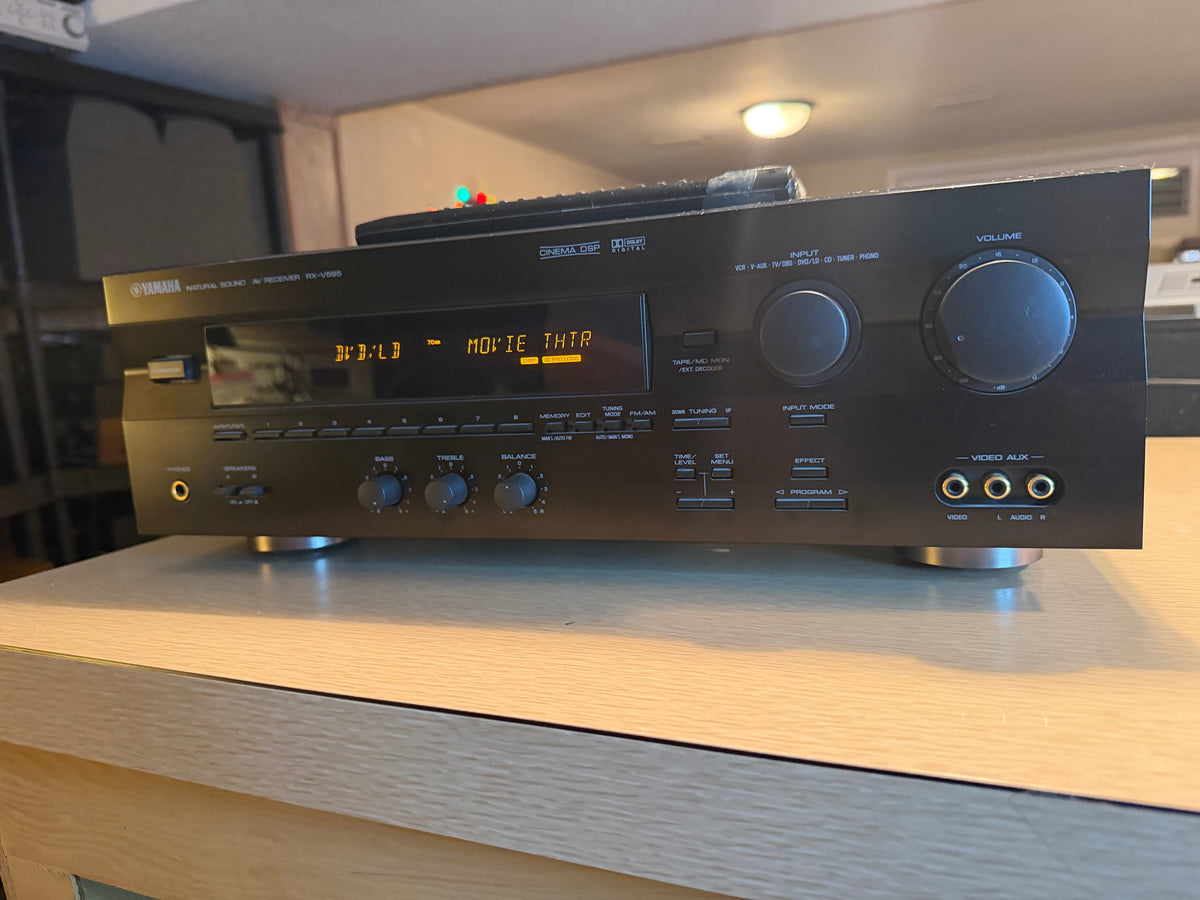 Yamaha RX-595 AM/FM Stereo Receiver Amplifier Serviced Phono & Remote Near Mint!