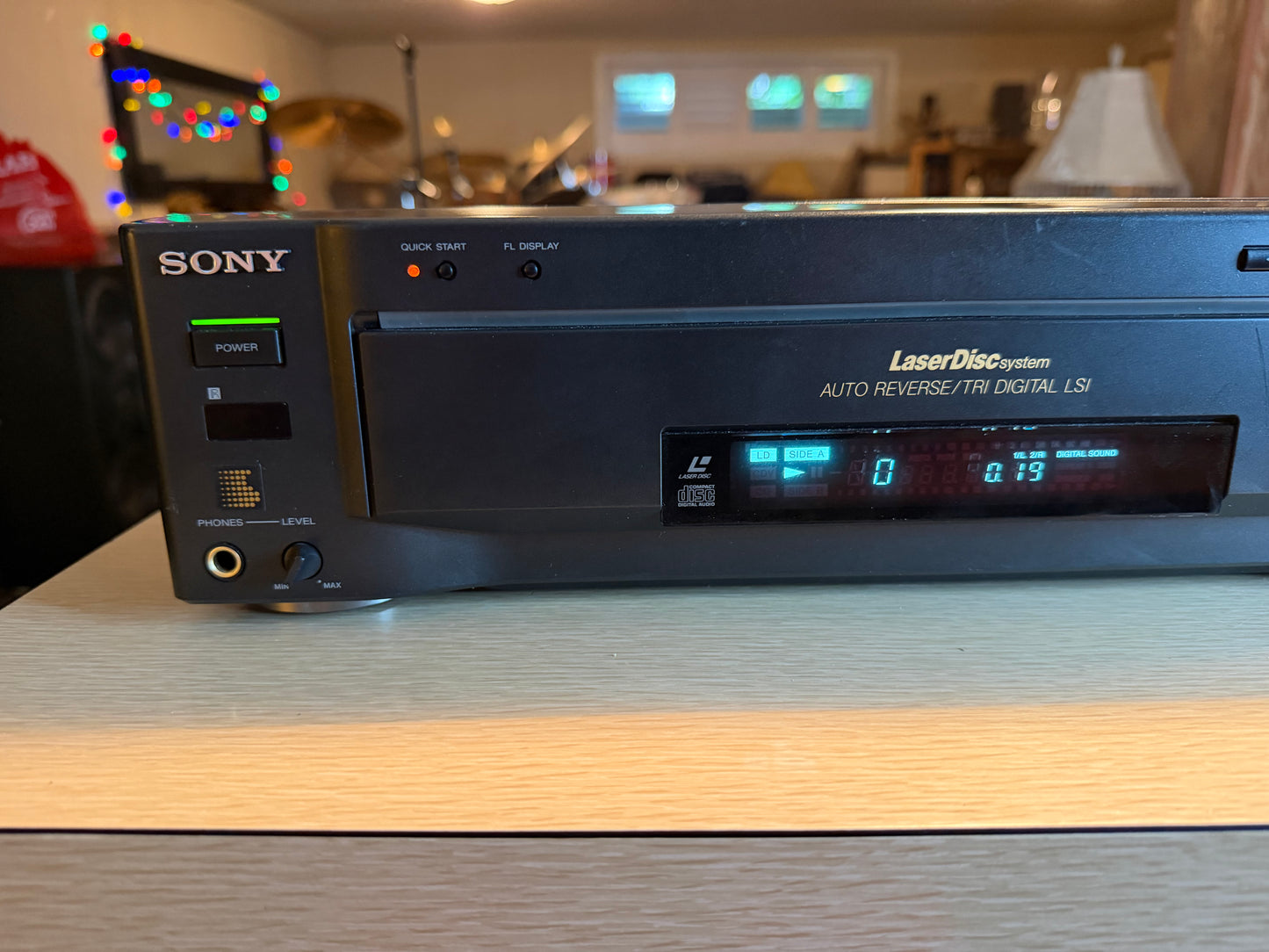 Sony MDP-600 CD CDV LD Laserdisc Player Fresh Professional Servicing W/ Receipt!