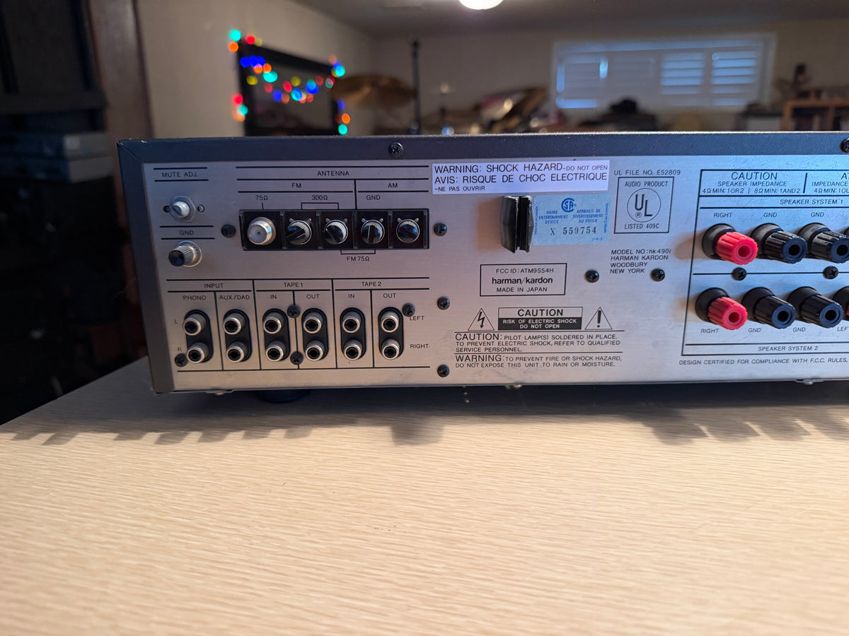 Harman/Kardon  hk490i Ultrawideband Linear Phase Stereo Receiver Fresh Service🎶