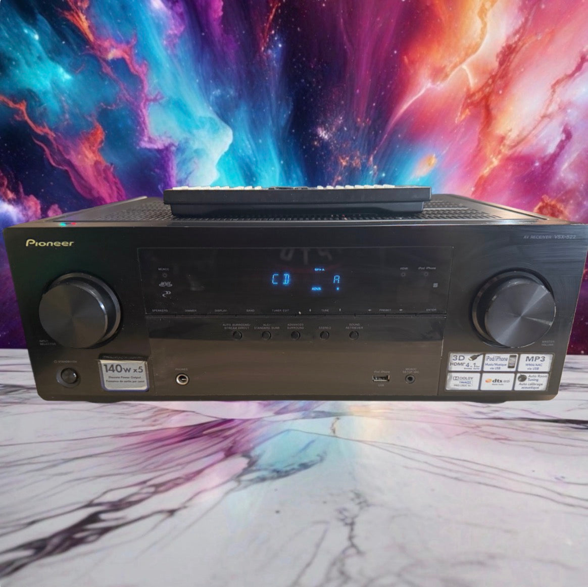 Yamaha RX-V793 Dolby Amplifier AV Receiver 5.1 Channel Serviced W Remote Bundle!