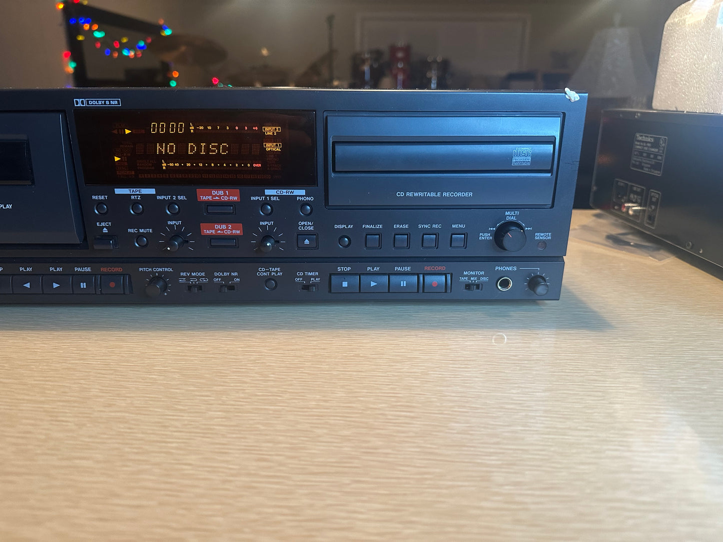 Tascam CC-222SL MKII Professional Cassette/CD Recorder Combo Working With Box