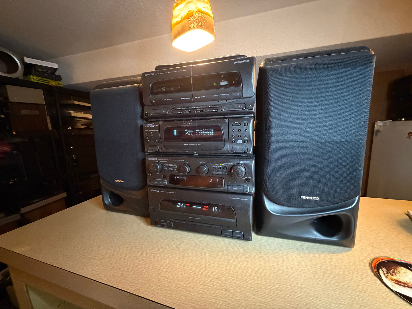 Kenwood XA9 Deck DPMA9 CDP C-9 Preamp B-A9 Amplifier LS-A9 Speakers Fully Works!