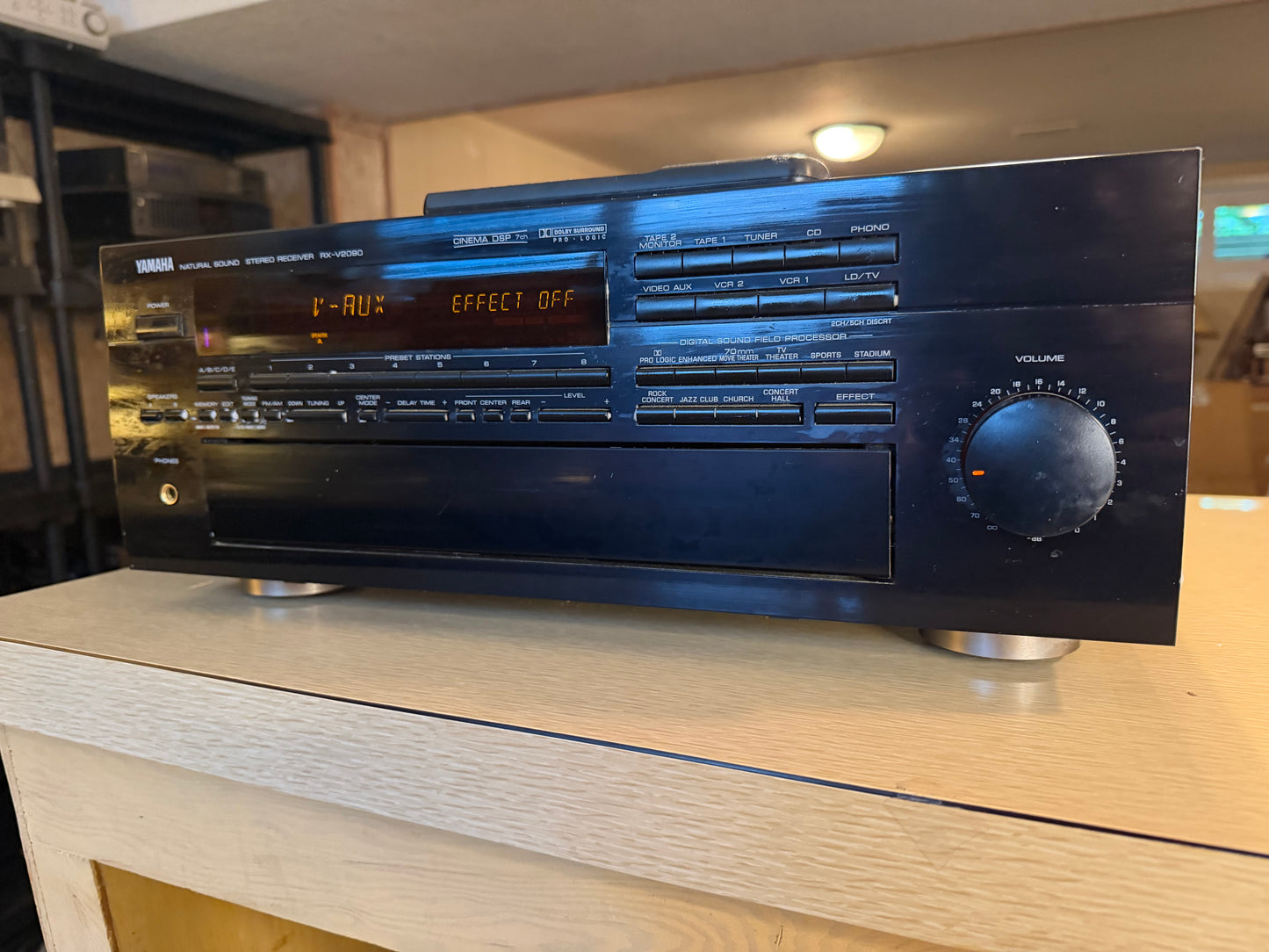 Yamaha RX-V2090 Natural Sound Stereo Receiver Cinema DSP 100WPC MONSTER Serviced