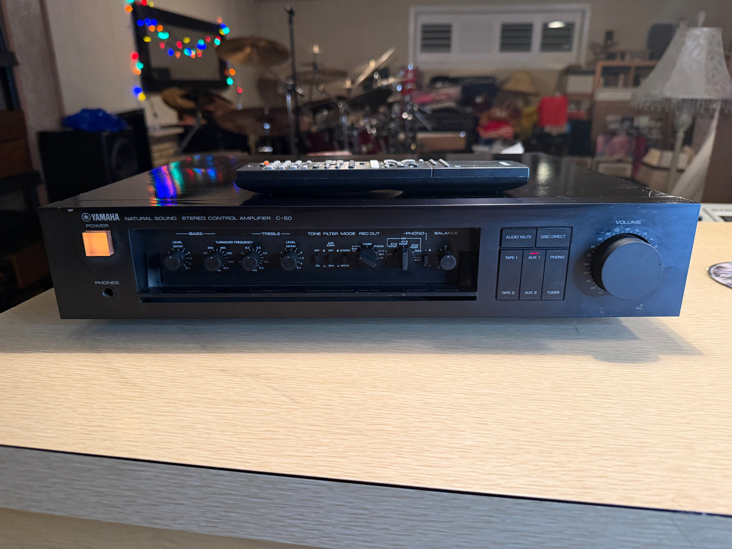 Yamaha C-50 Natural Sound Stereo Control Pre Amp/Amplifier Full Fresh Service🎶
