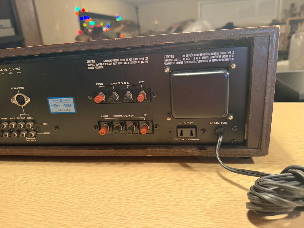 Vintage Luxman L-30 Integrated Amplifier Serviced With Oem Manual Excellent CND!
