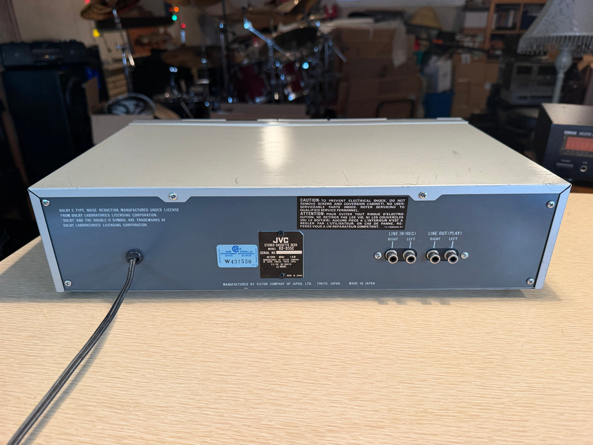 JVC Victor KD-D55 3-Head Cassette Deck High Fidelity Freshly Serviced Beauty🔥🎶