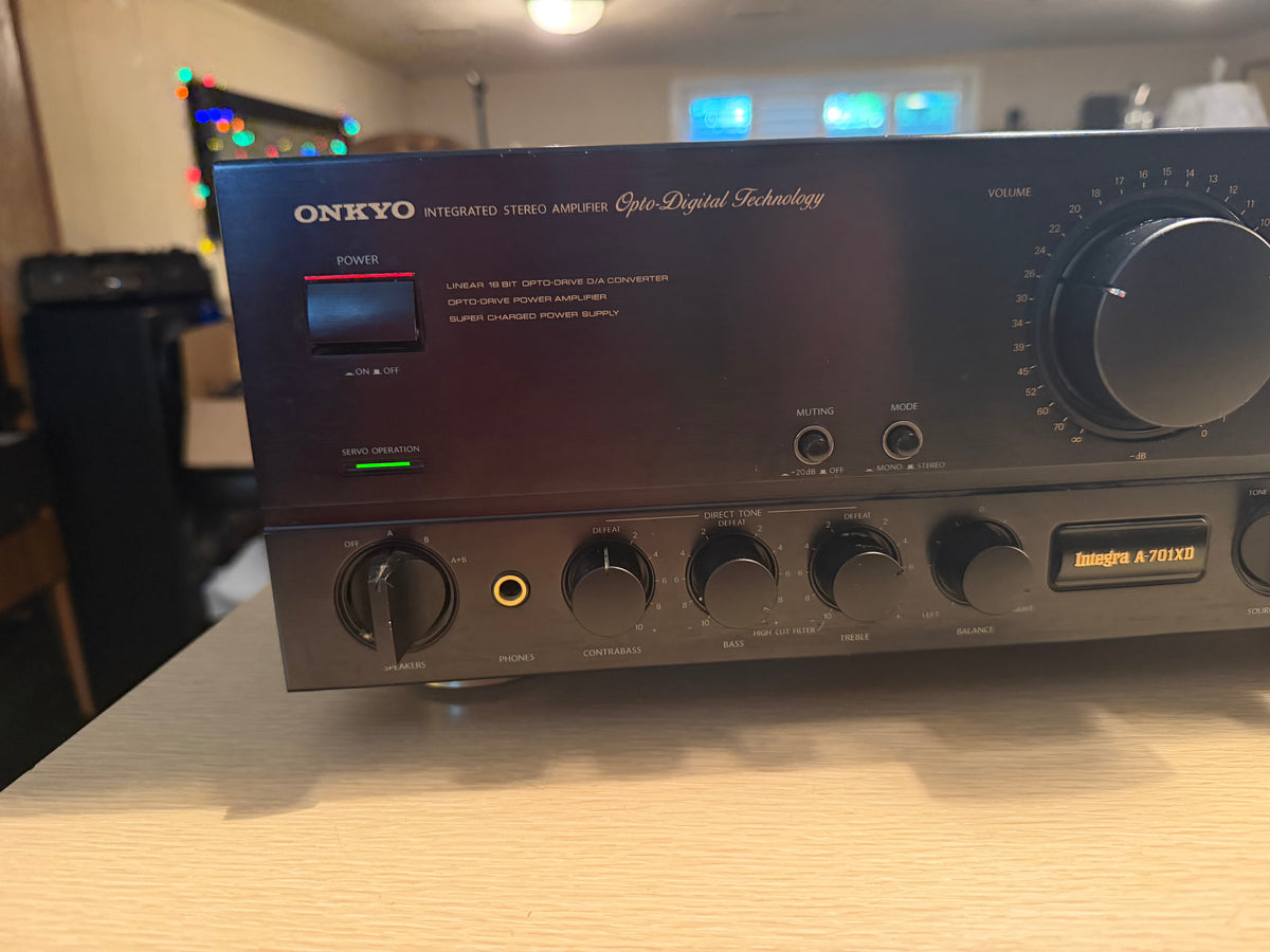 Onkyo Integra A-701XD MONSTER 105WPC Integrated Amplifer Very Rare Fresh Service