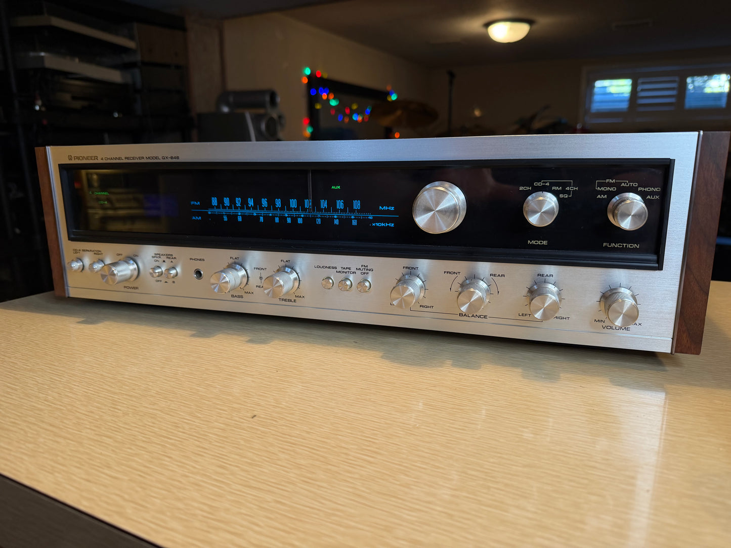 PIONEER QX-646 Vintage Quad 4 Channel Receiver REFINISHED FRESH FULL SERVICE💎🎶