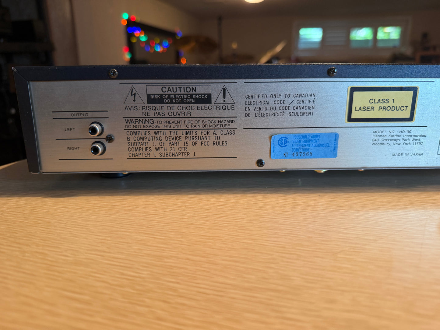 Vintage Harman Kardon HD100 CD Player (1987) – Fresh Servicing New Belts Beauty!