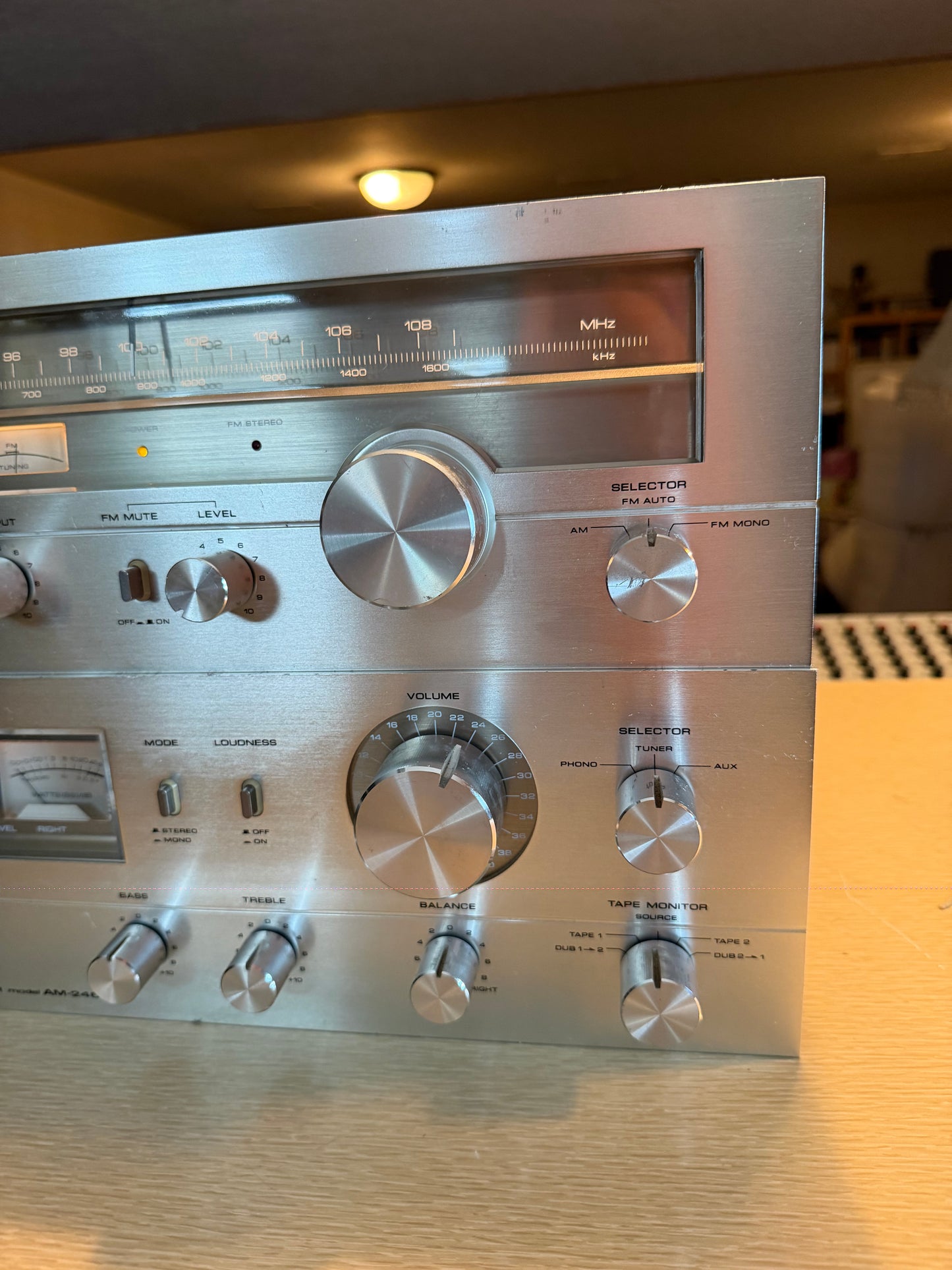 AKAI - AM-2450 Amplifier & AT-2450 Fully Serviced And Fully Operational Beauty🔥