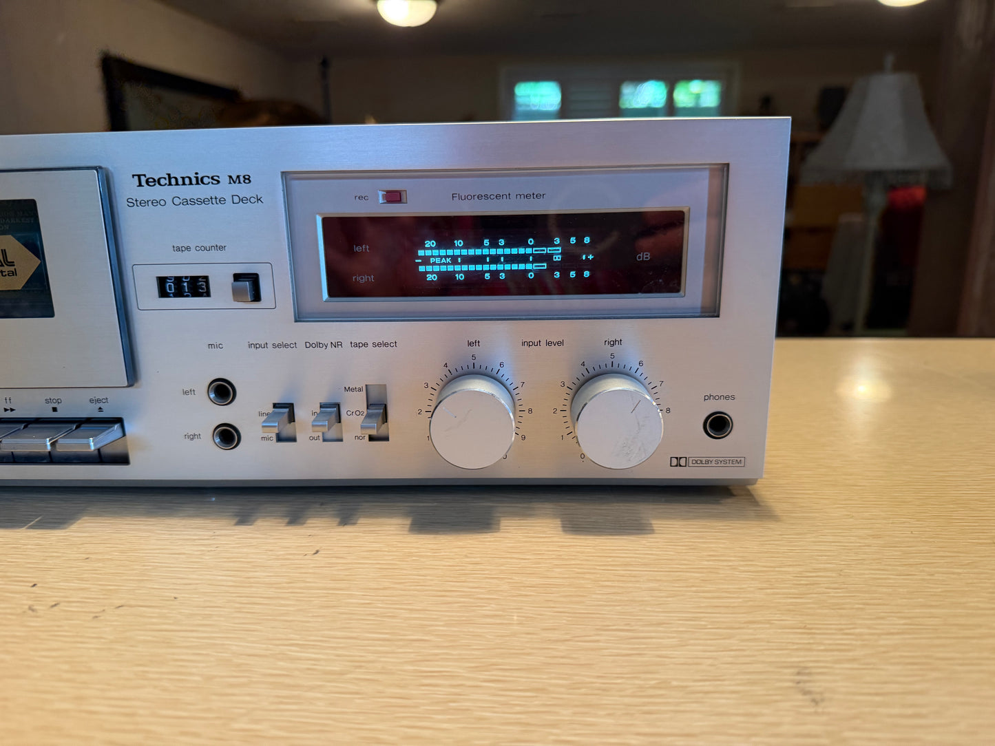 Technics RS - M8 Stereo Cassette Deck Made In Japan FULL FRESH SERVICE NICE!🎶
