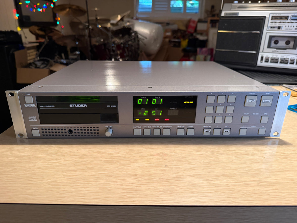Studer D732 Professional Cd Player Cds Series Rack Mount Very Rare Serviced🔥🎶
