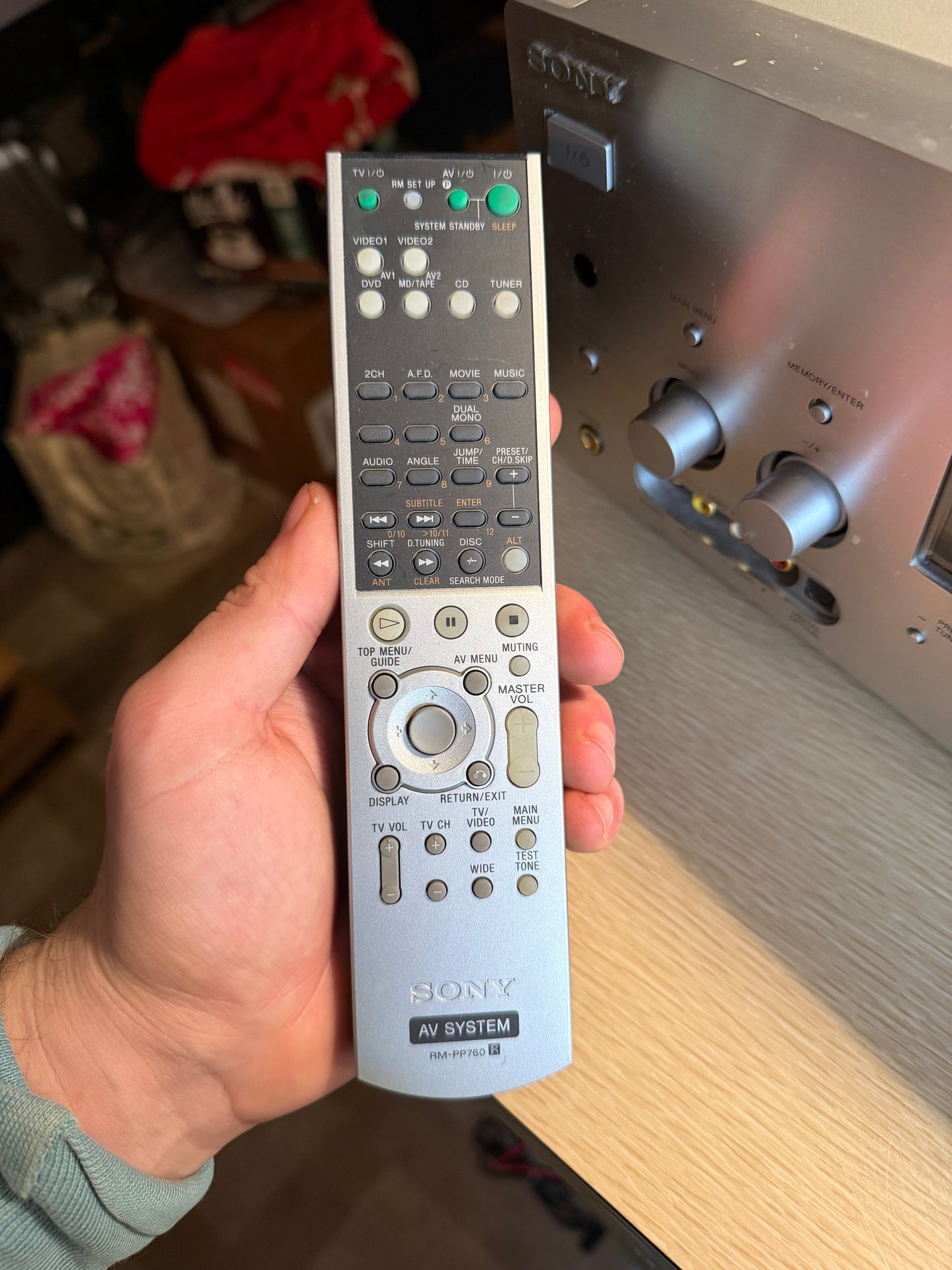 Sony STR-DA1000ES ELEVATED STANDARD 7.1 Channel, 100 WPC Works W/ REMOTE Bundle