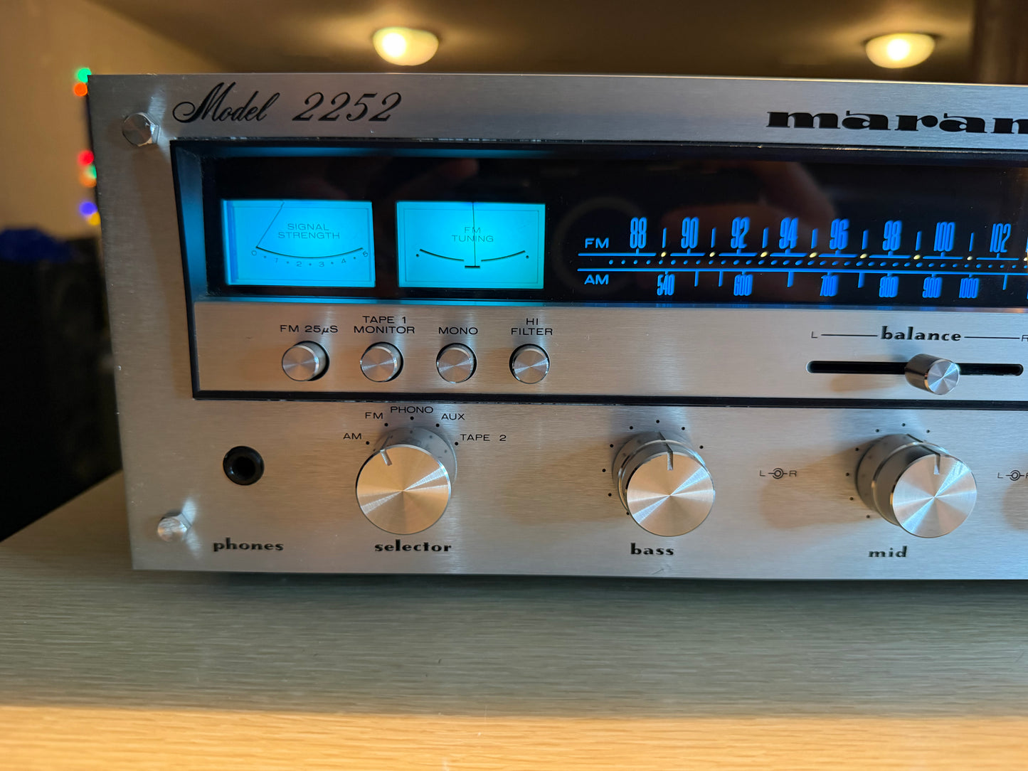 MARANTZ 2252 Vintage Am/Fm Stereo Receiver Pro Serviced Cleaned Near Mint Wow🔥