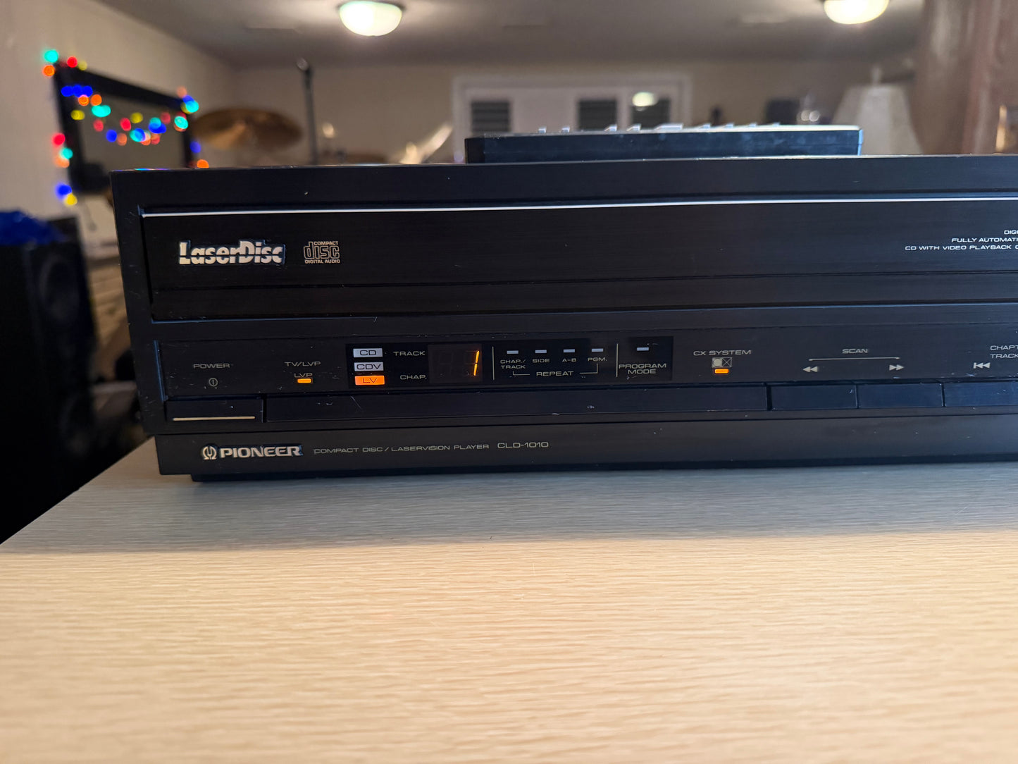 Pioneer CLD-1010 High Fidelity Laserdisc Player Serviced With Remote Very Rare🔥