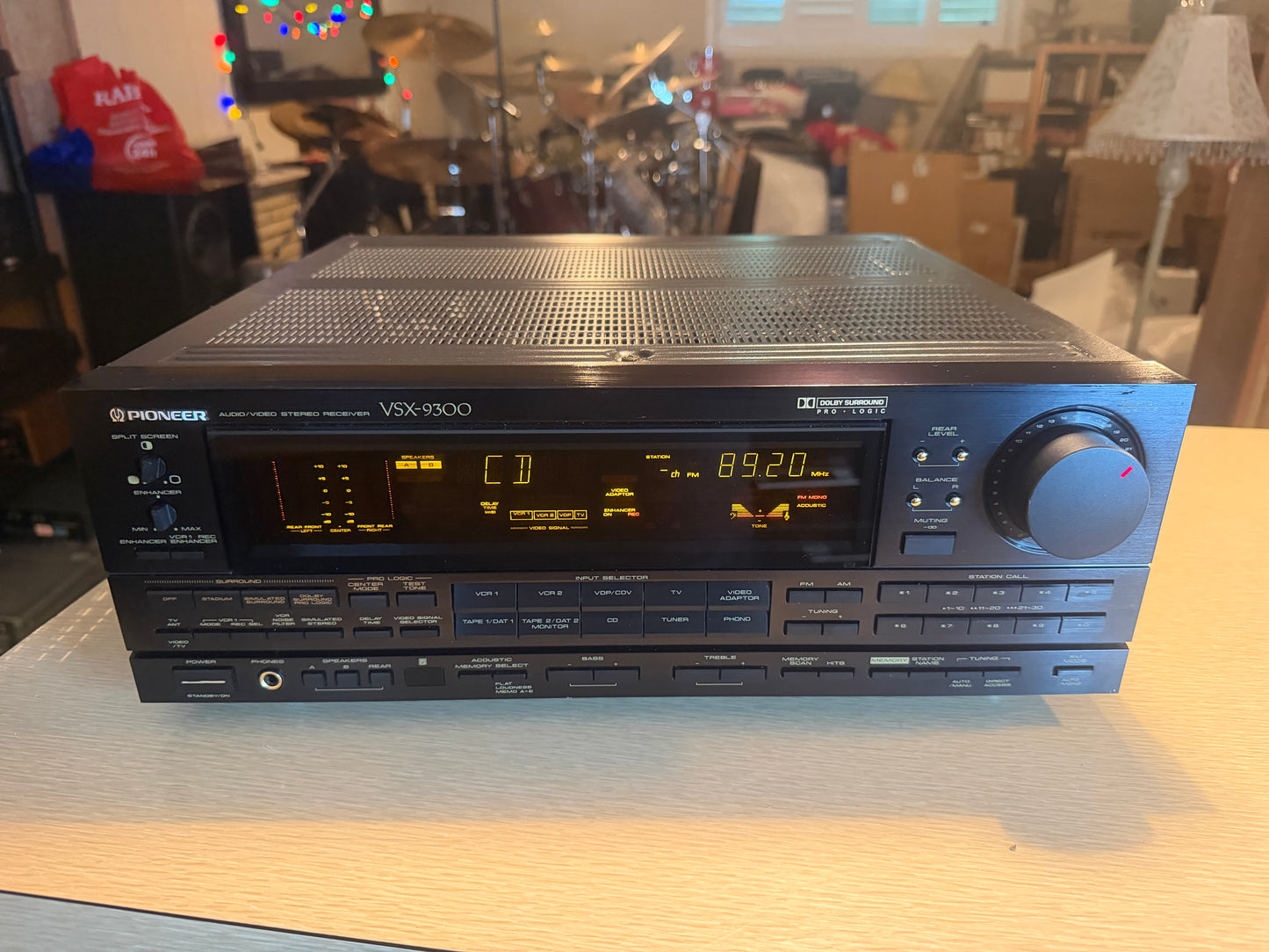 Pioneer VSX-9300s MONSTER Stereo Receiver Dolby Surround FULL Servicing 125WPC!