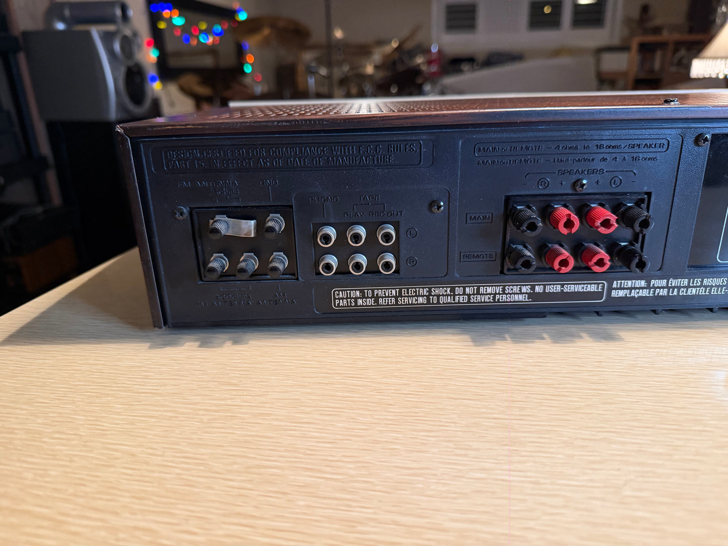 HITACHI Stereo Receiver SR-4010 Class G AMP Radio Vintage 55WPC Serviced RARE🔥