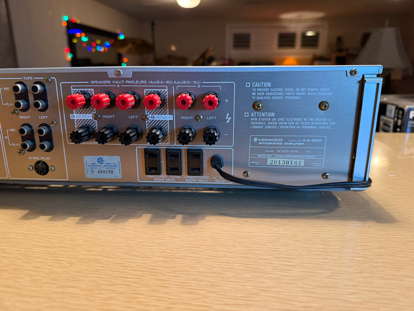 Kenwood KA-800 Integrated Amplifier Vintage Hi-Fi Serviced Audiophile Beauty 🎶