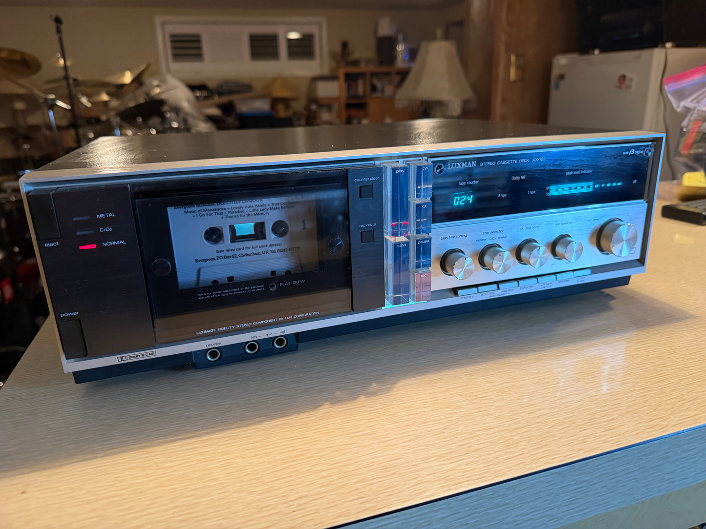 Luxman KX-101 2- Head "Suckface" Cassette Deck Full Fresh Service High Fidelity!