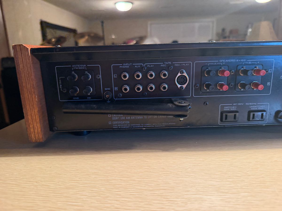 Vintage Kenwood KR-3600 Stereo Receiver Amplifier Serviced Crisp Sound Rare🔥🎶