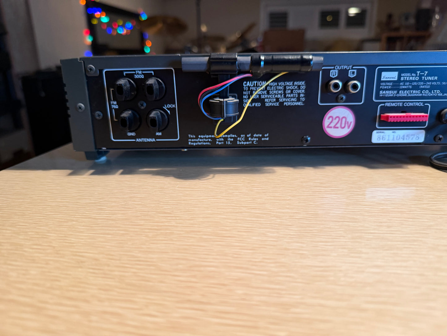 Sansui T-7 AM/FM Stereo Auto Search Tuner Perfect Working Condition Serviced