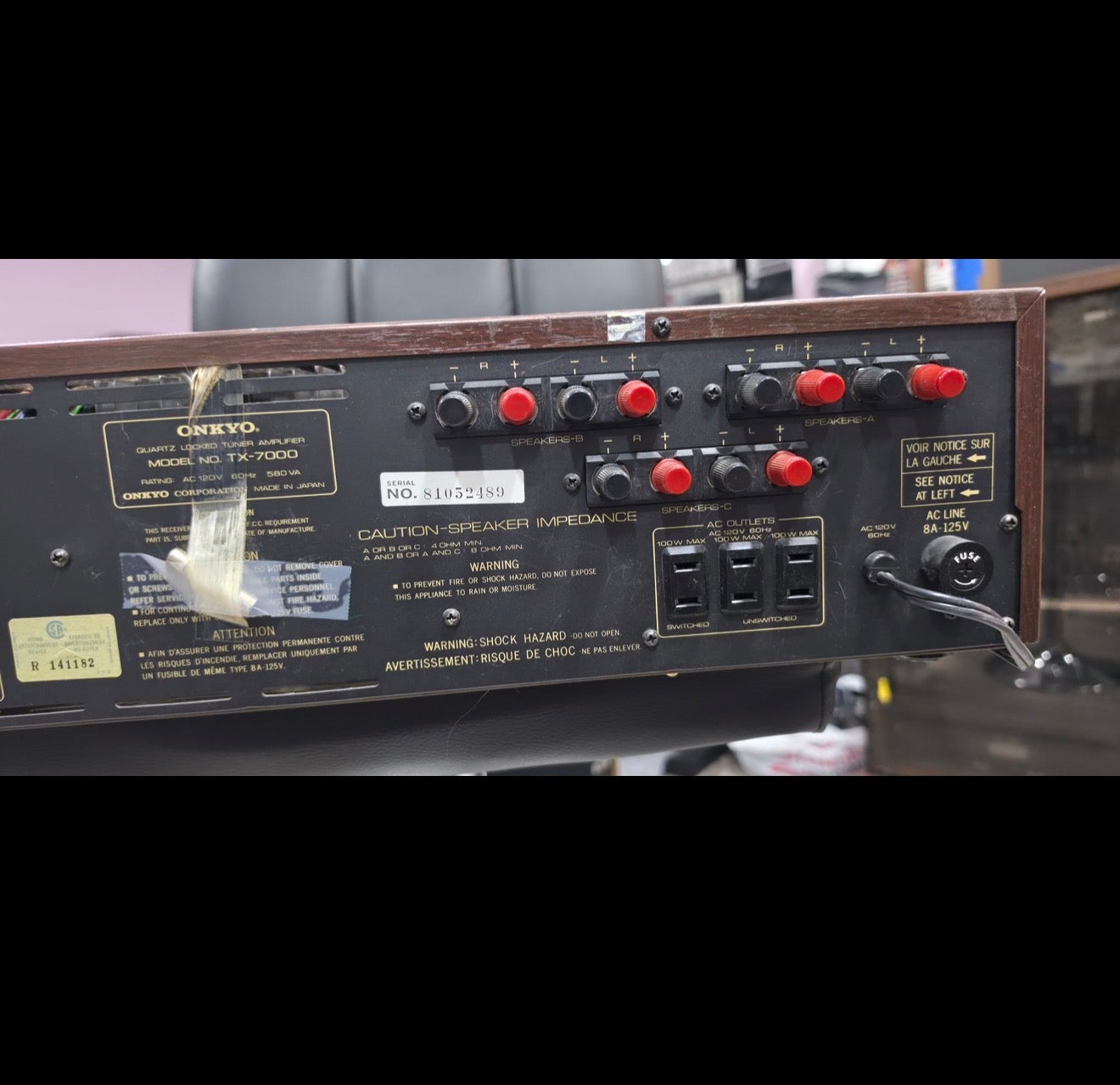 Vintage Onkyo TX-7000 Stereo Receiver Servo Locked FM 90WPC BEAST FRESH SERVICE!