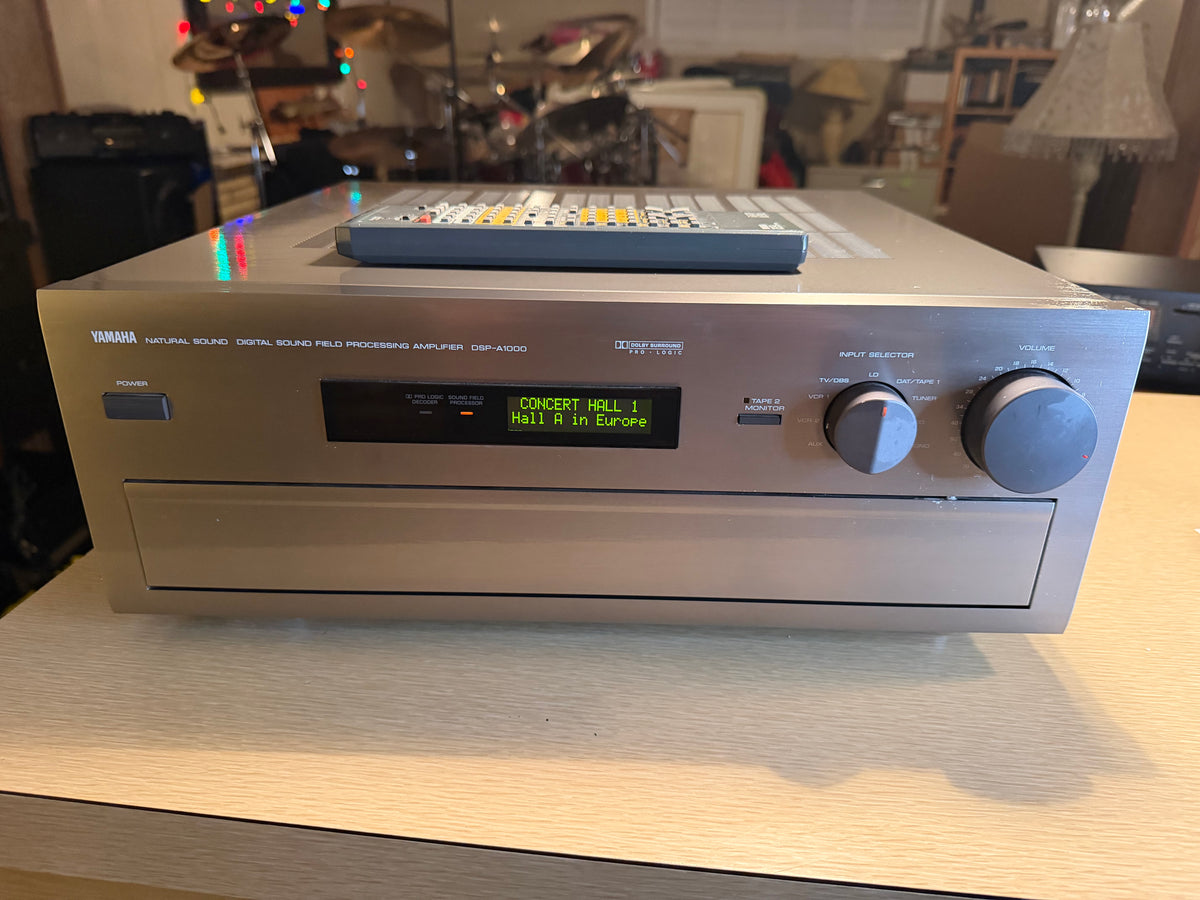 Yamaha DSP-A1000 7 Channel Power Amplifier With Remote Working Serviced Beauty