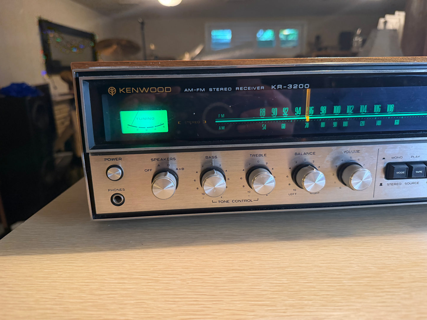 Kenwood KR-3200 Vintage Am Fm Stereo Receiver Amplifier Excellent Fresh Service