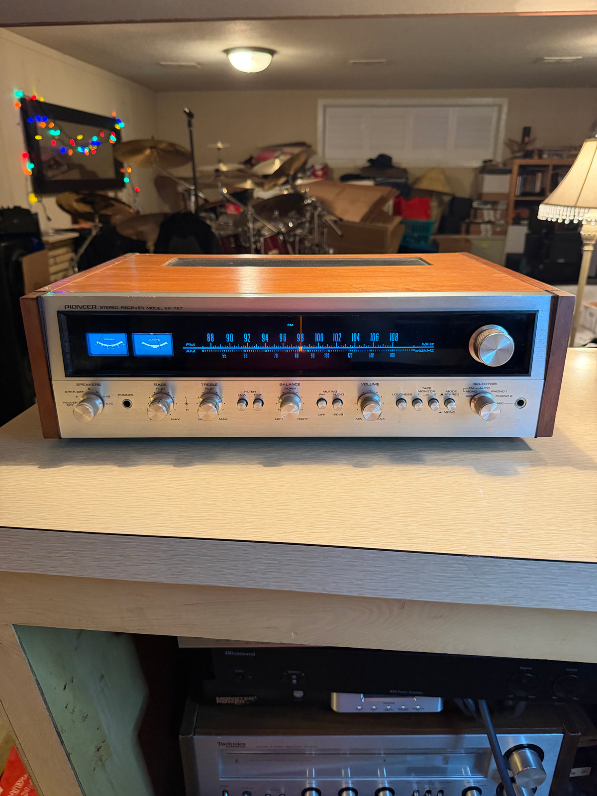 Near Mint Serviced Pioneer SX-727 Vintage Stereo Receiver With OEM Box Beauty🎶