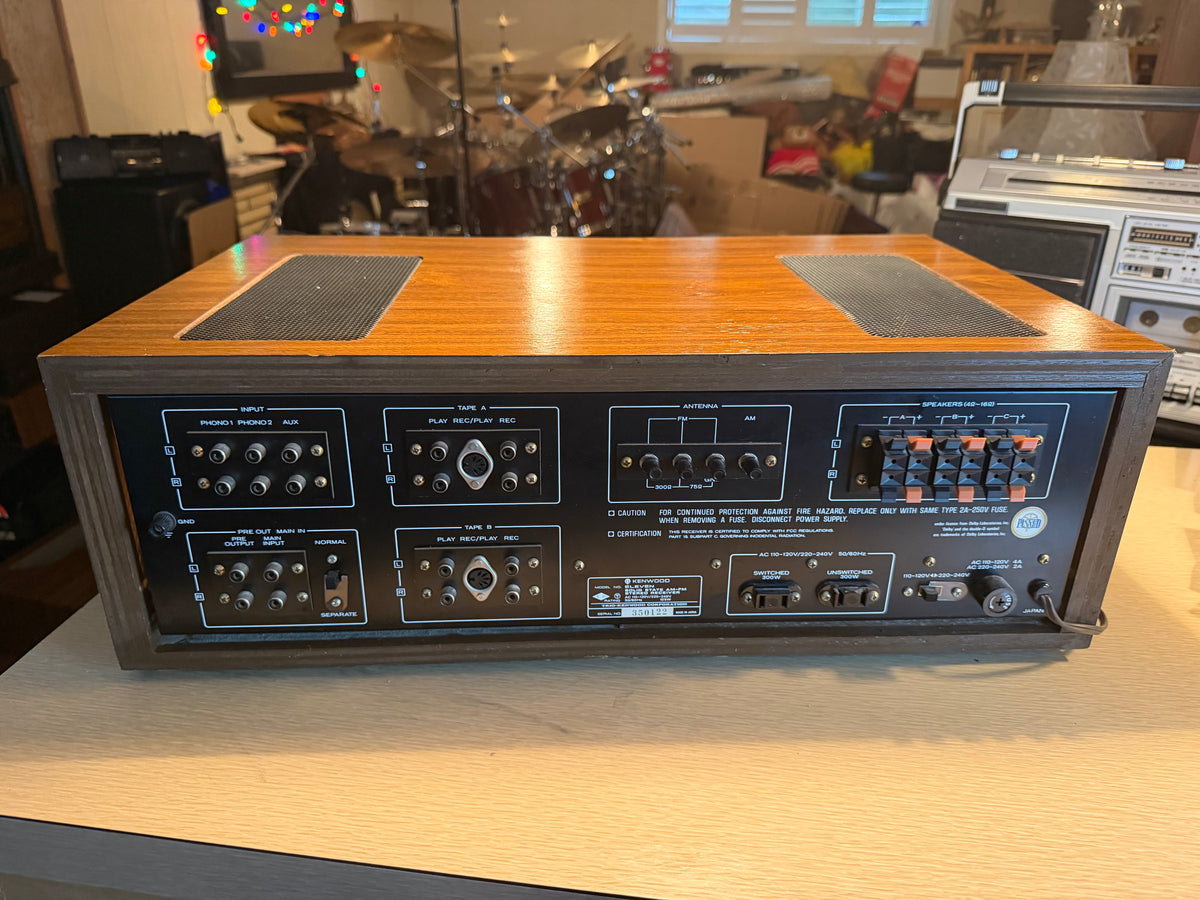 Kenwood Model Eleven AM FM Stereo Receiver Fresh Pro Service Near Mint Champagne