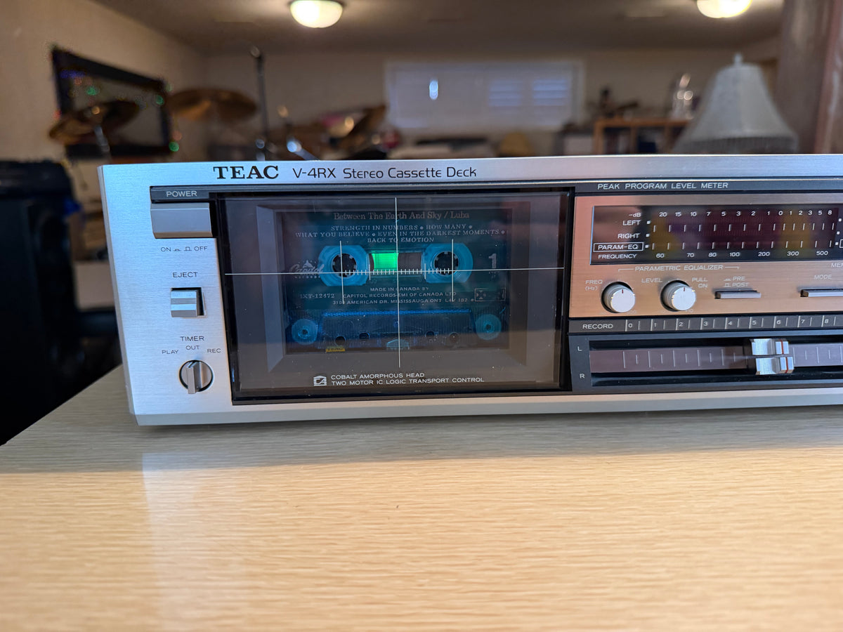 Vintage Teac Cassette Deck V-4RX Made In Japan Full Service Recapped Dbx Works✅
