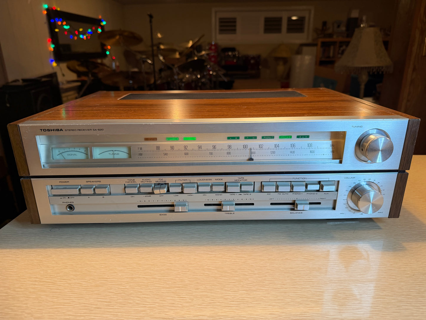Vintage Toshiba SA-620 Vintage Stereo Receiver Made in Japan SERVICED BEAST!