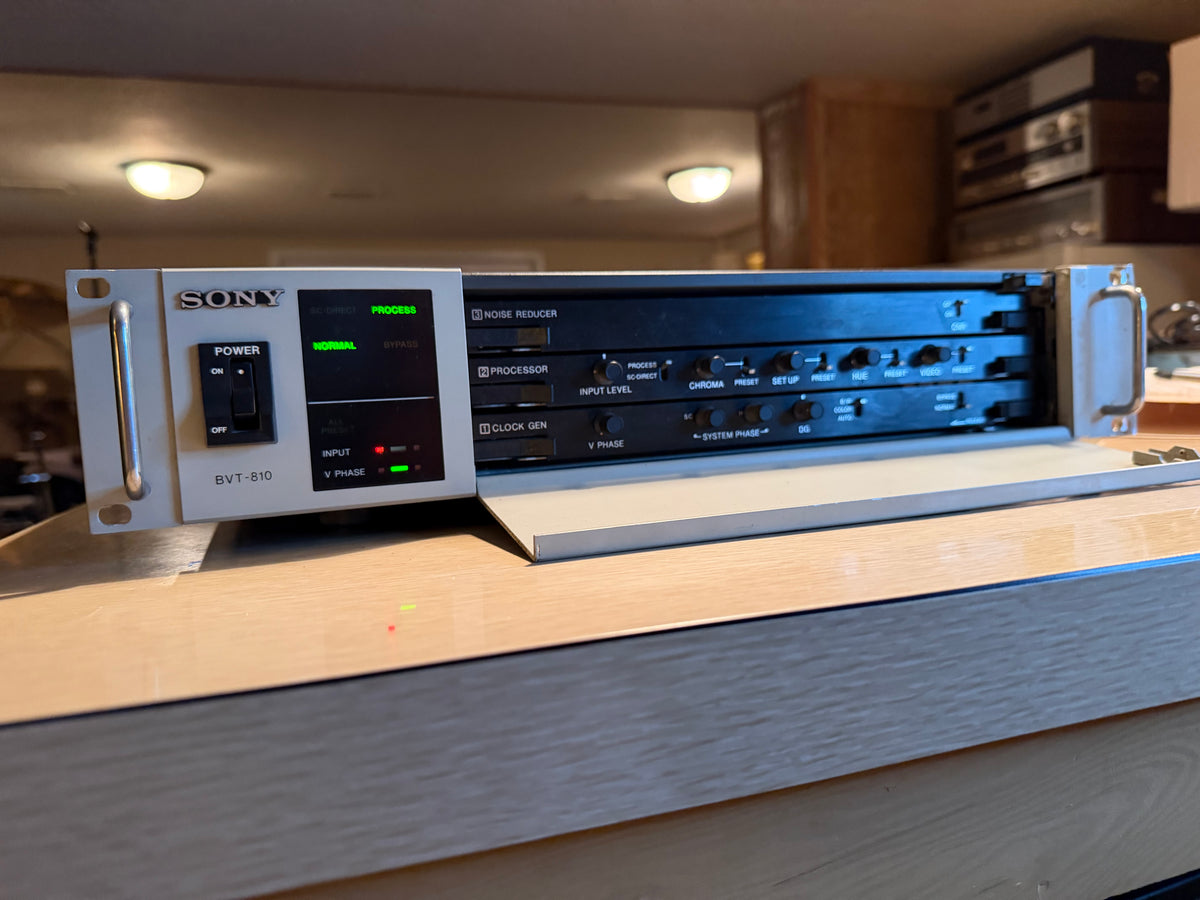 Sony BVT-810 Professional Time Base Corrector TBC U-matic Broadcast Fully Works!
