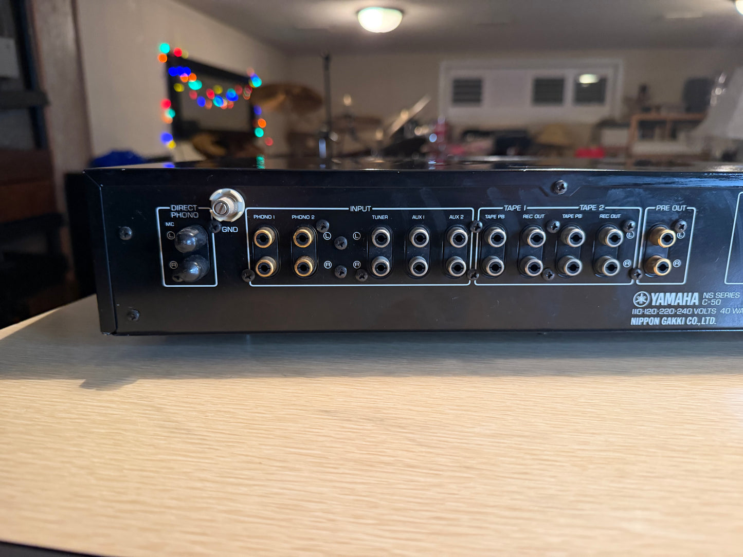 Yamaha C-50 Natural Sound Stereo Control Pre Amp/Amplifier Full Fresh Service🎶