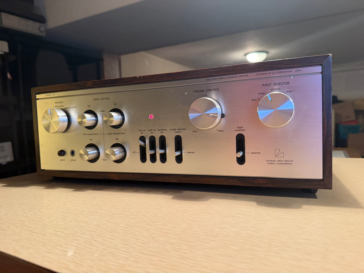 Vintage Luxman L-30 Integrated Amplifier Serviced With Oem Manual Excellent CND!