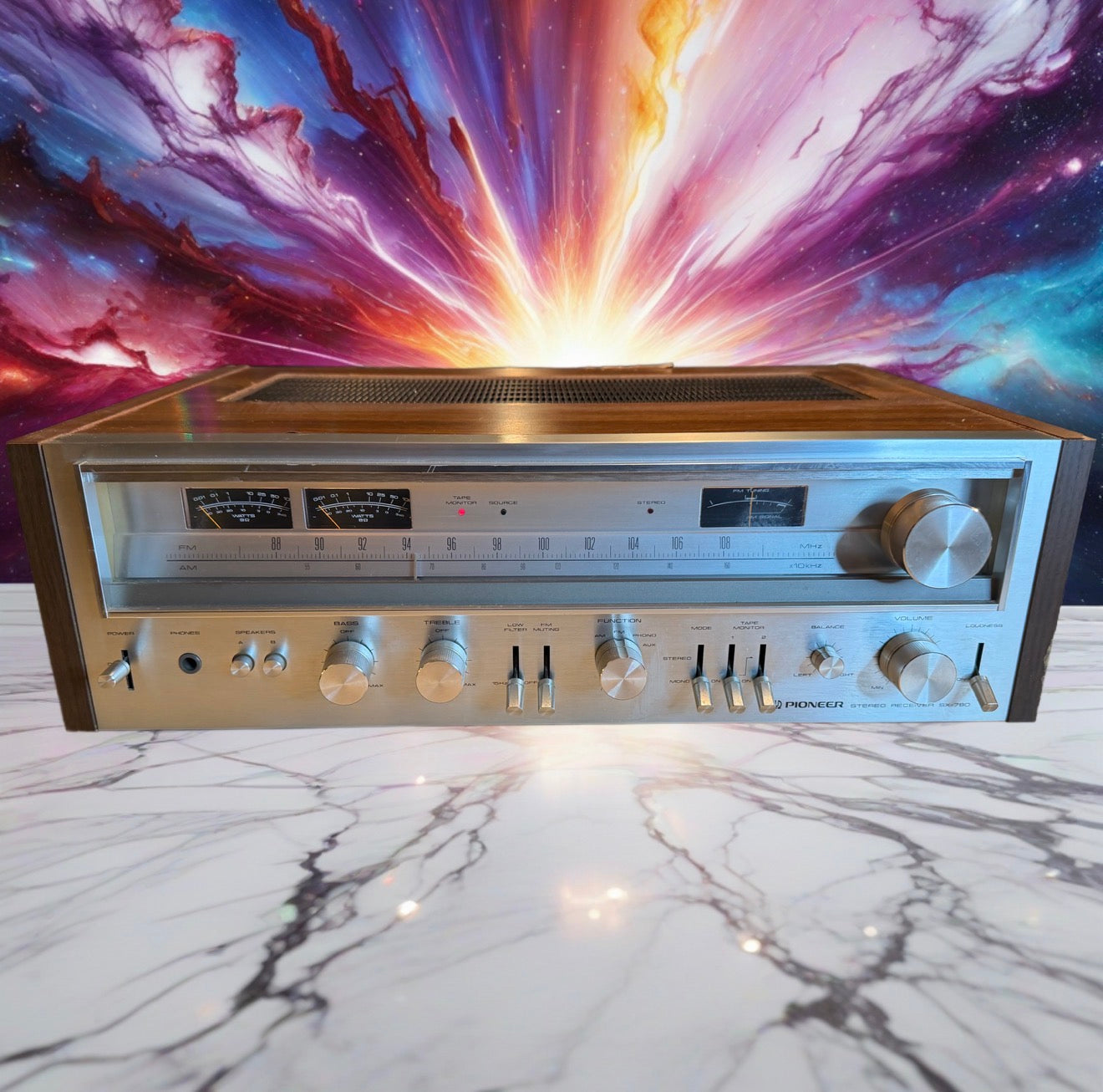 Vintage Pioneer SX-780 Stereo Receiver 45 Watts Per Channel High Output Serviced