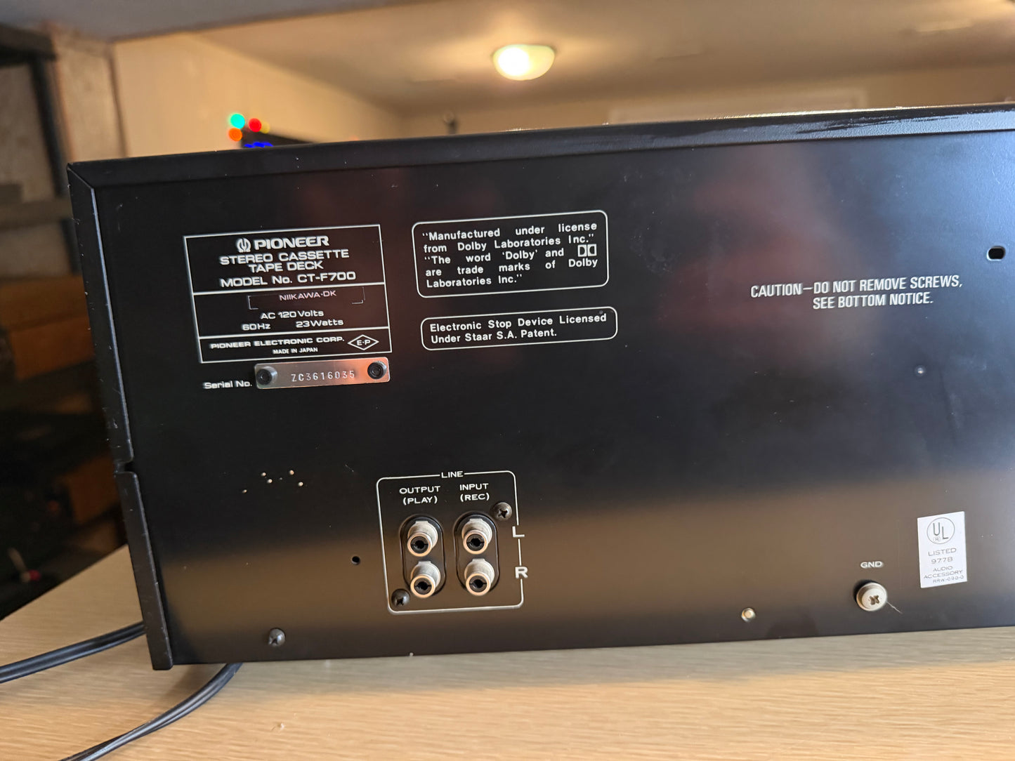Vintage Pioneer CT-F700 Cassette Deck Near Mint Condition FRESH Pro Servicing🎶