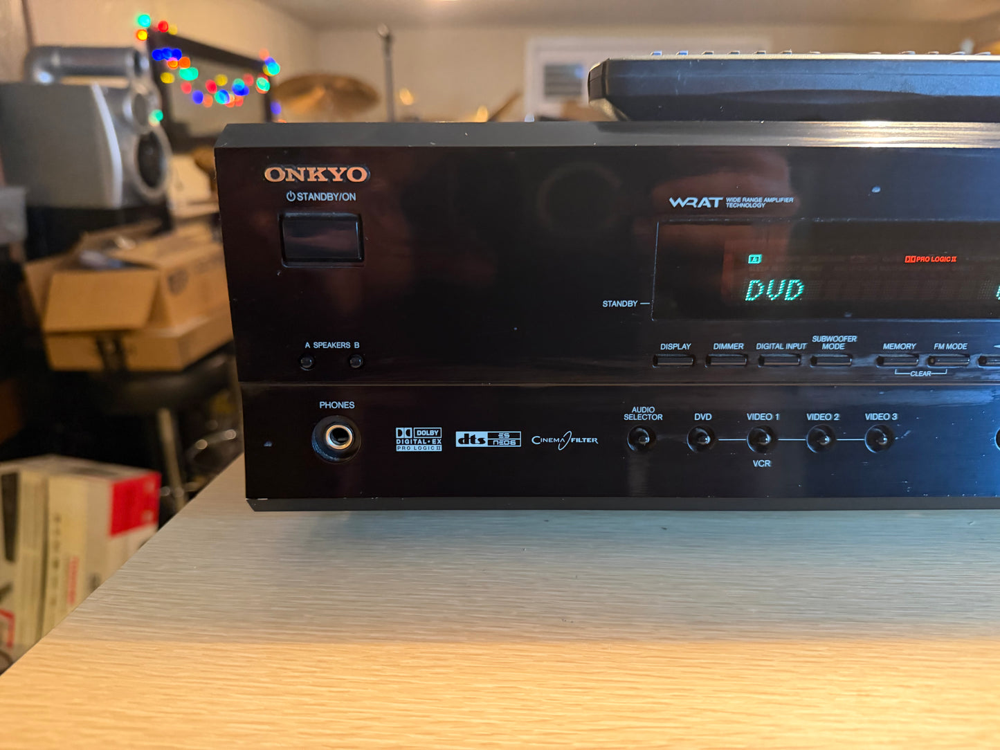 Onkyo TX‑SR501 6.1-Channel Home Theater Receiver FRESH SERVICE W/ Remote Bundle