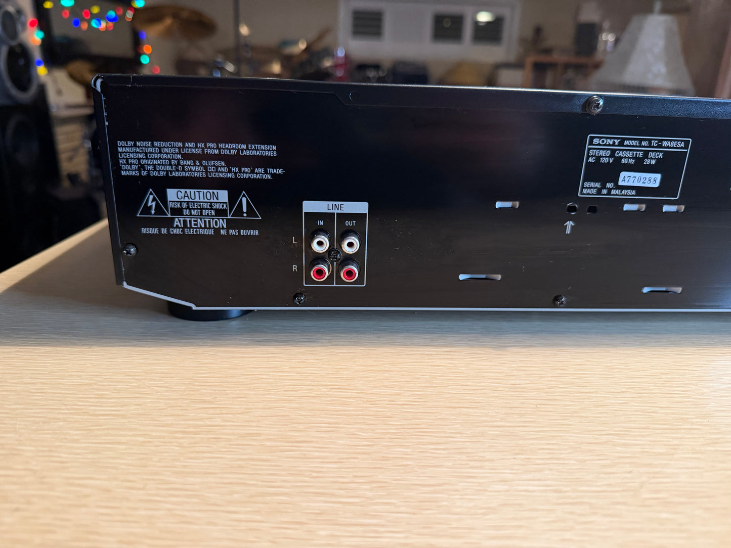 Sony TC-WA8ESA Dual Cassette Deck FULL FRESH SERVICE NEAR MINT SHAPE V RARE🎶🔥