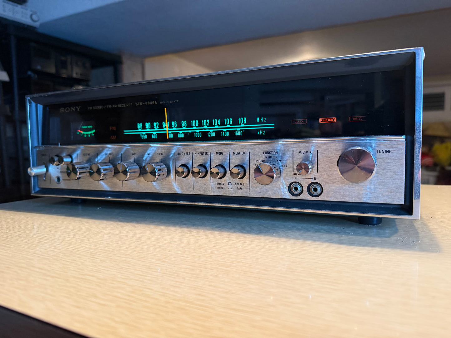 (NEAR MINT) Vintage SONY STR-6046A  AM/FM Stereo Receiver Fresh Servicing ✅🎶