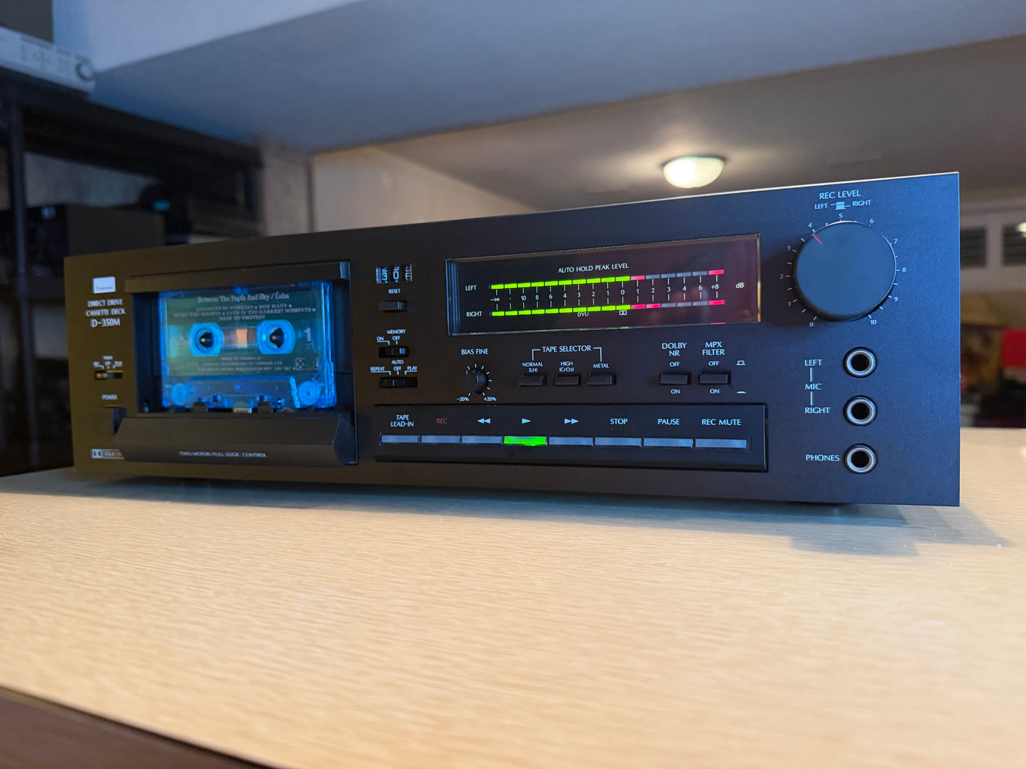 Vintage Sansui D-350M cassette deck Fresh Pro Servicing High Fidelity Sounds 👌