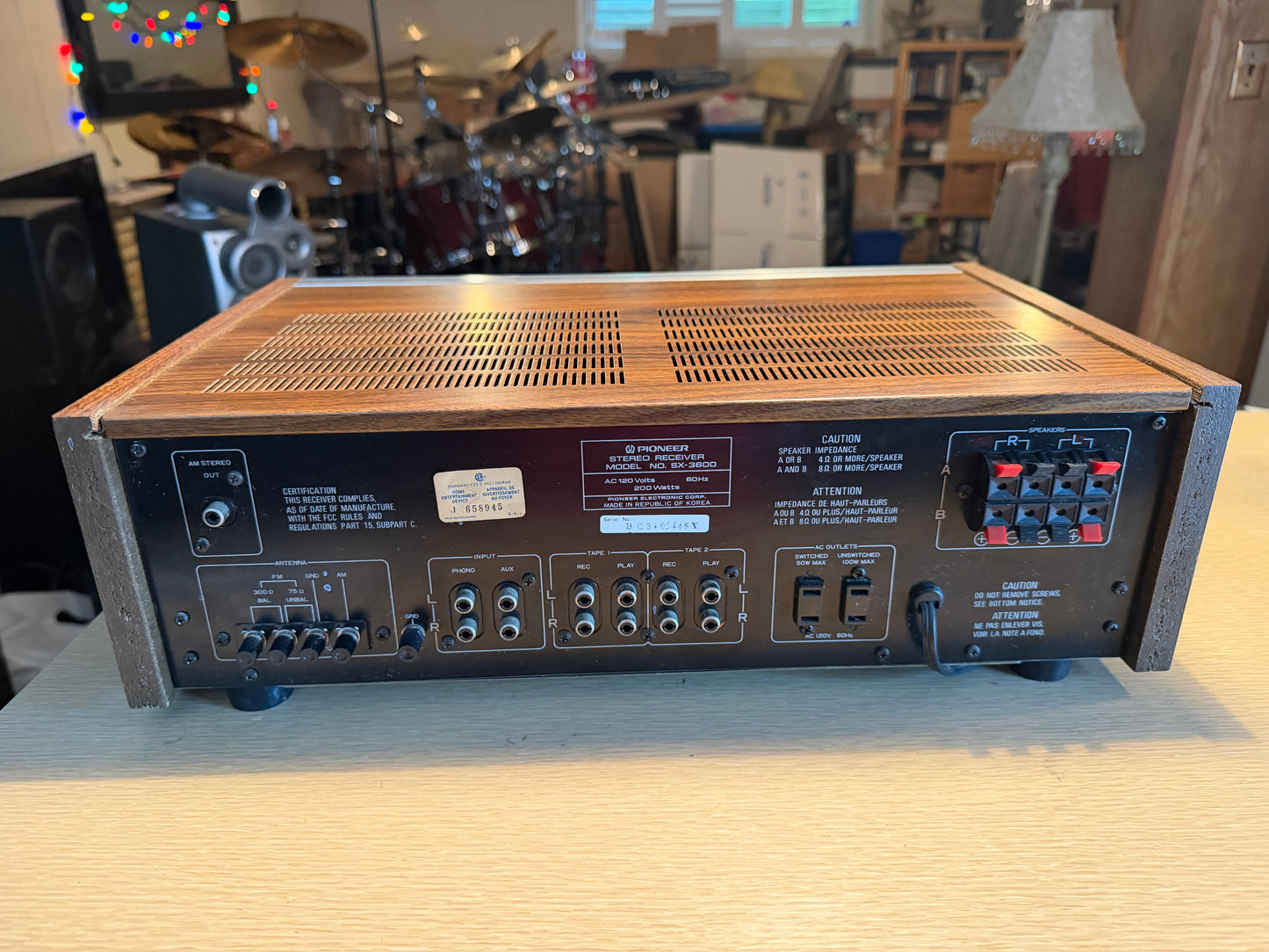Pioneer SX-3600 Stereo Receiver Near Mint Full FRESH SERVICING Beautiful Sound🎶
